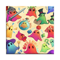 Ghost mat 50x50 cm
