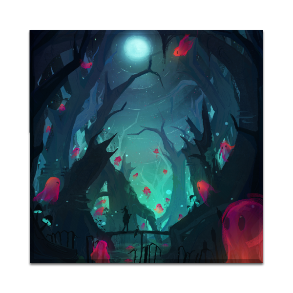 Ghost Forest 50x50 cm