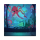 Canvas Red Octopus 50x50 cm