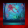 Canvas Red Octopus 50x50 cm