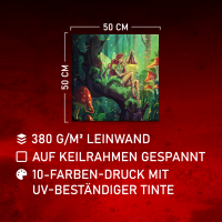 Canvas Fairy Guide 50x50 cm