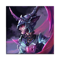 Canvas Unicorn Knight 50x50 cm