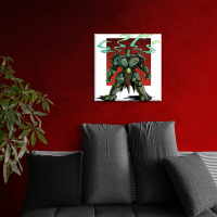 Canvas Robot 50x50 cm