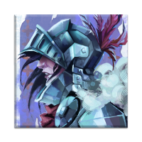 Canvas Knight 50x50 cm