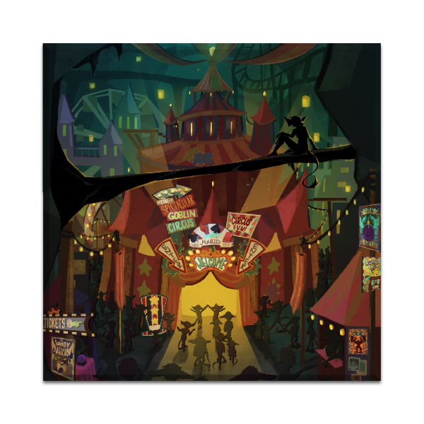 Canvas Goblin Circus 50x50 cm
