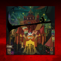 Canvas Goblin Circus 50x50 cm