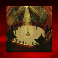 Circus show 50x50 cm