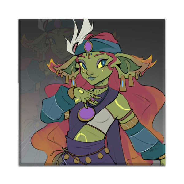 Canvas Goblin Fortune 3 50x50 cm