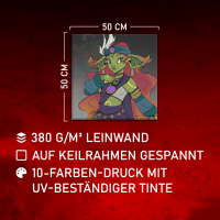 Canvas Goblin Fortune 3 50x50 cm