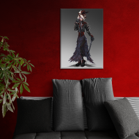 Red Raven 50x70 cm