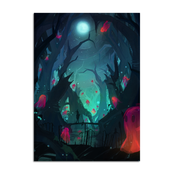 Ghost Forest 50x70 cm