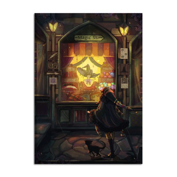 Witchs Shop 50x70 cm