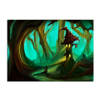 Witch hut 70x50 cm