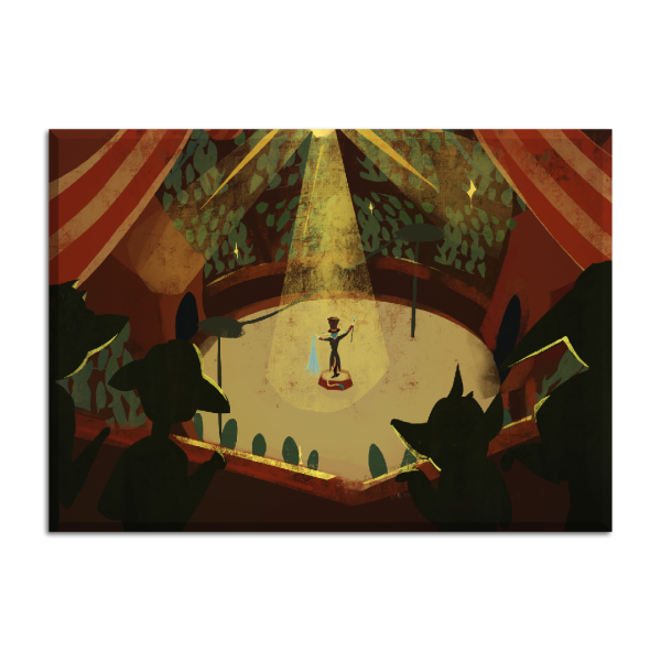 Circus show 70x50 cm