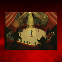 Circus show 70x50 cm