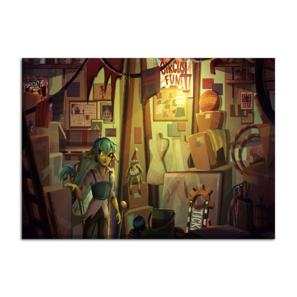 Circus Storeroom 70x50 cm