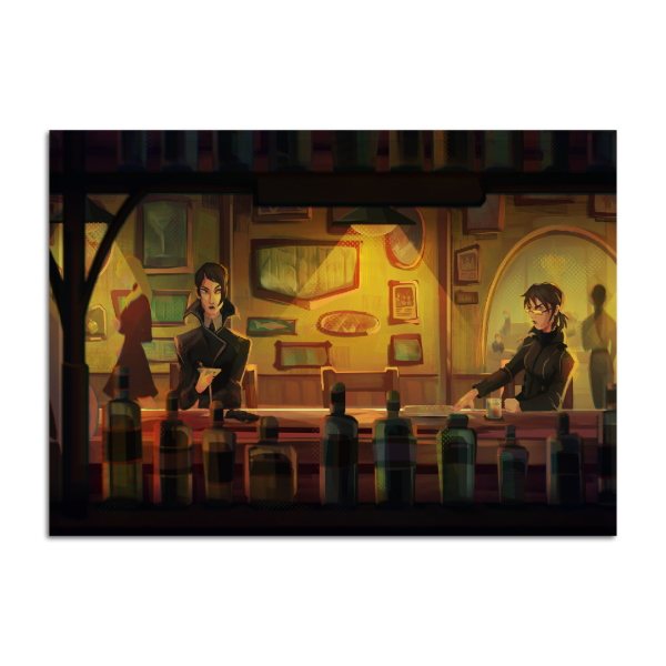 Bar Scene 70x50 cm