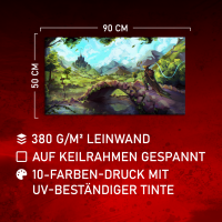 Leinwand Wizards Path 90x50 cm