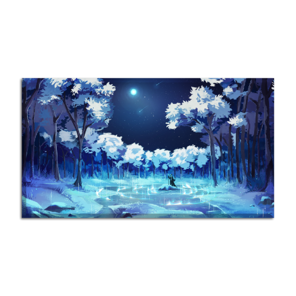 Leinwand Frozen Forest 90x50 cm