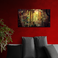Leinwand Circus Storeroom 90x50 cm