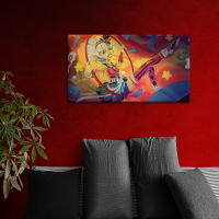 Leinwand Goblin Trapeze Artist 90x50 cm