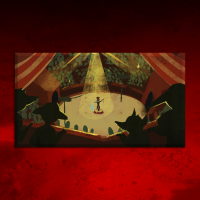 Leinwand Circus show 90x50 cm