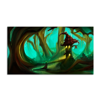 Leinwand Witch hut 90x50 cm