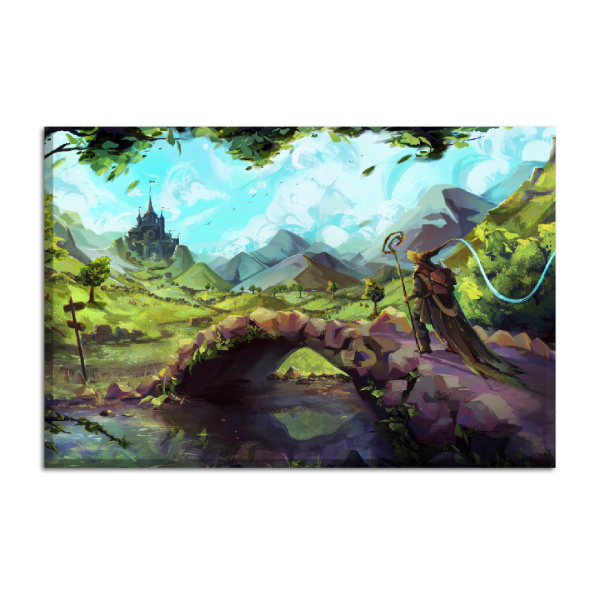 Canvas Wizards Path 90x60 cm