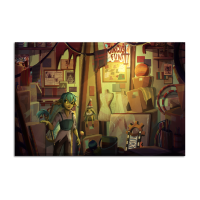 Canvas Circus Storeroom  90x60 cm