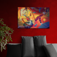 Canvas Goblin Trapeze Artist 90x60 cm