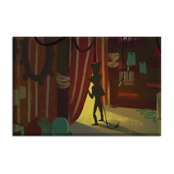 Canvas Backstage 90x60 cm