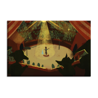Leinwand Circus show 90x60 cm