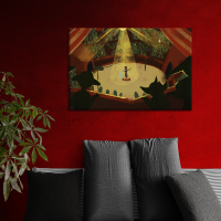 Leinwand Circus show 90x60 cm