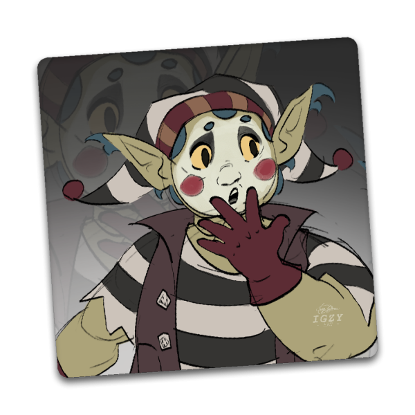 Goblin mime 1 - Mousepad