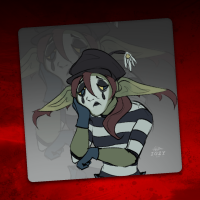 Goblin mime 4 - Mousepad
