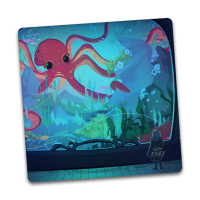 Red Octopus - Mousepad