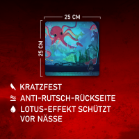 Red Octopus - Mousepad