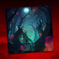 Ghost Forest - Mousepad