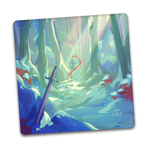 Snow Knight - Mousepad