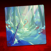 Snow Knight - Mousepad