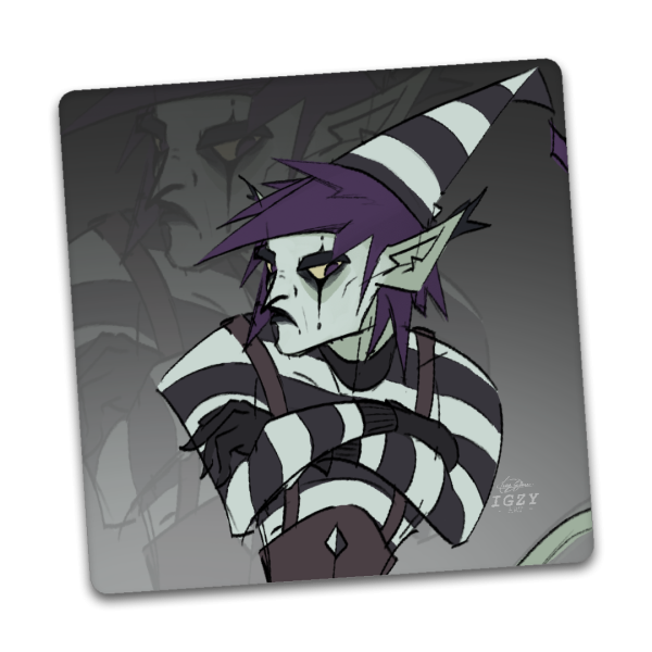 Goblin mime 3 - Mousepad