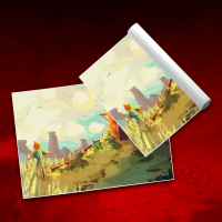 Farm Fields - Poster A2