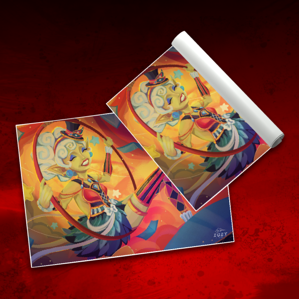 Goblin Trapeze Artist - Poster A2