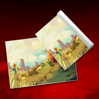 Farm Fields - Poster A3