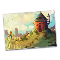 Farm Fields - Poster A3
