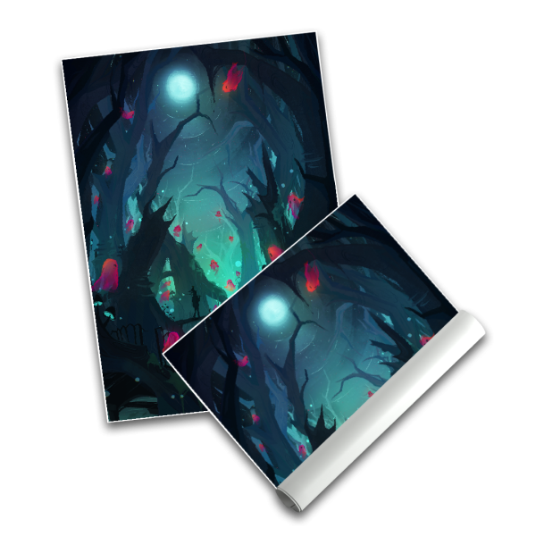 Ghost Forest - Poster A3
