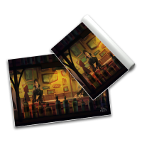 Bar Scene - Poster A3